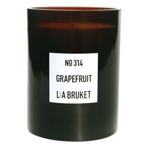 L:A BRUKET - Grapefruit Scented Candle - 260g | Colorless