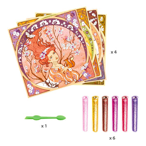 Djeco - Glitter Board Activity Kit
