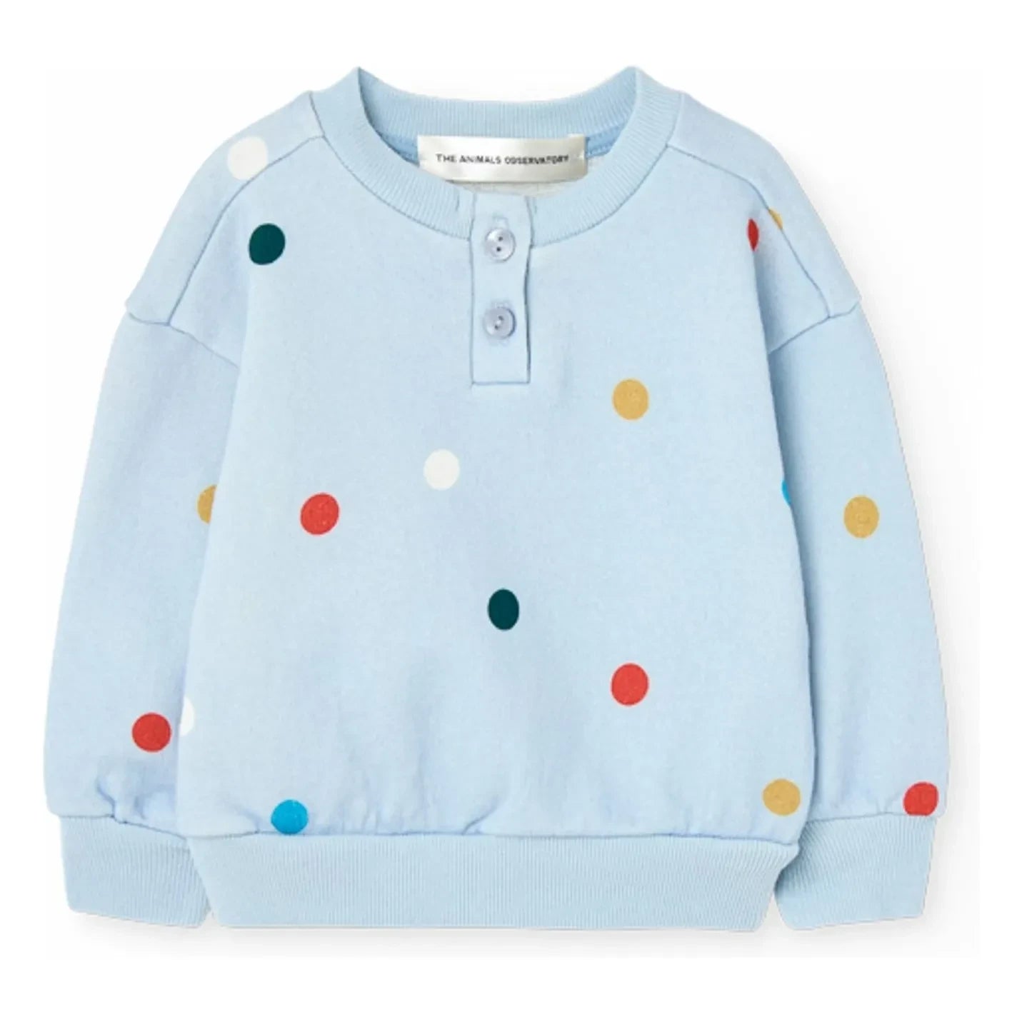 The Animals Observatory - Puma Polka Dot Sweatshirt | Light Blue