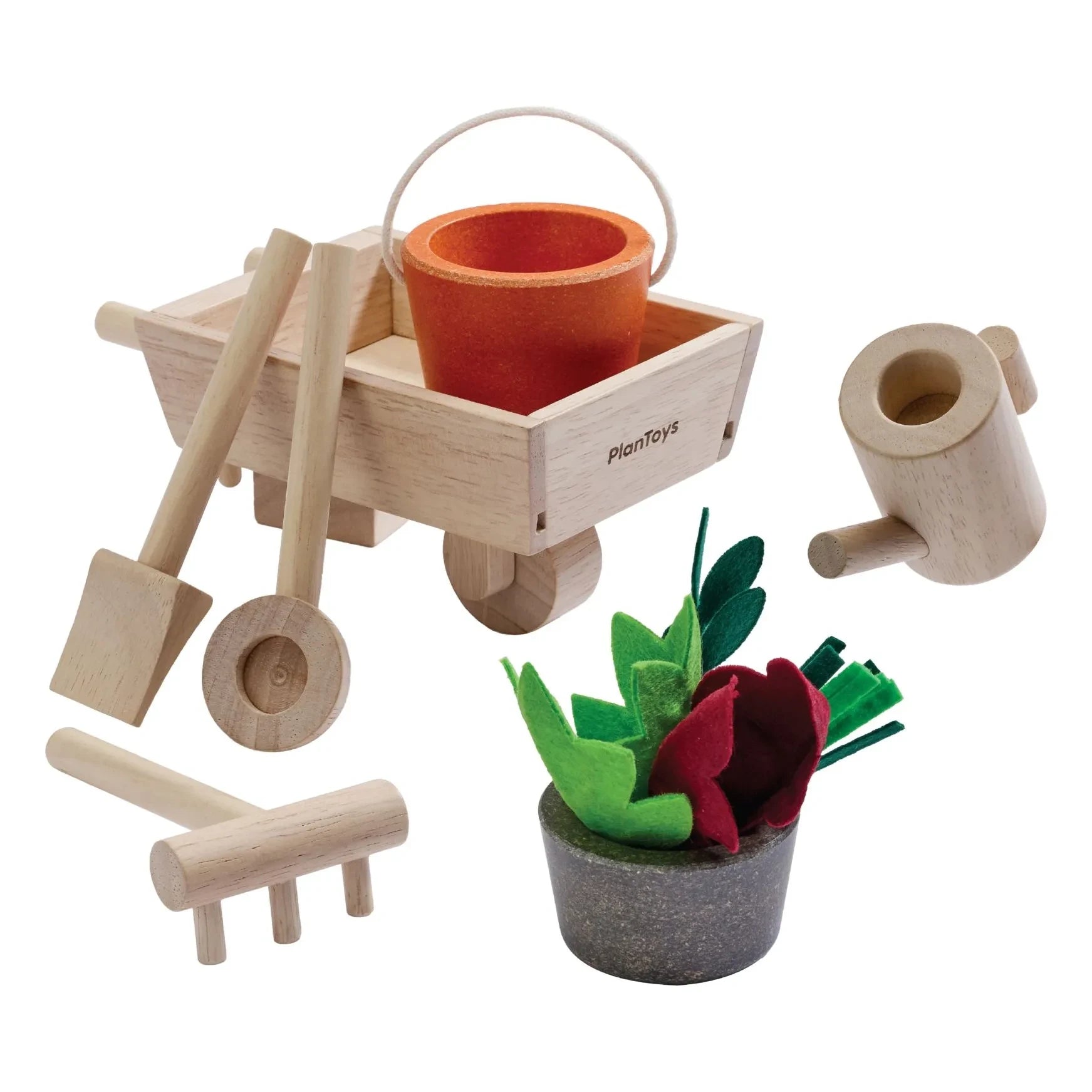 Plan Toys - Wheelbarrows and garden accessories