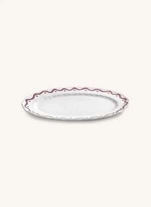 Serax - Charly Abstract Pattern Serving Plate | Purple