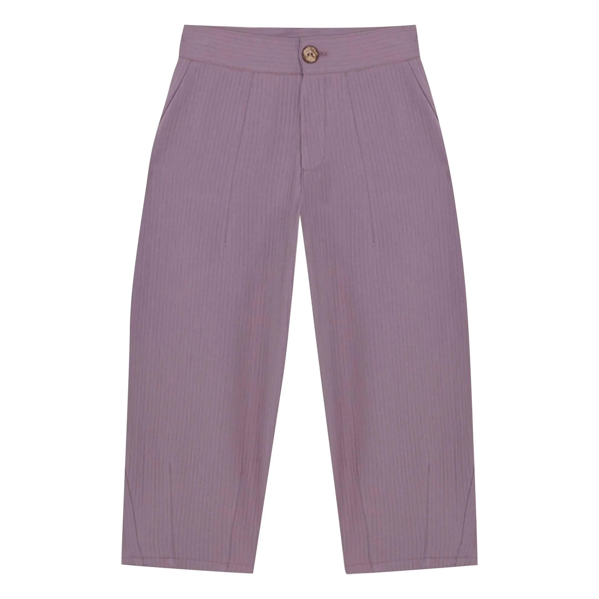 birinit - Loose Fit Vintage Organic Cotton Gaze Pants | Beige