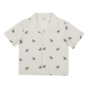 Donsje - Deccie Frog shirt Linen | Off-white
