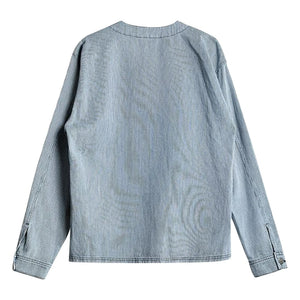 Wooden Store - Cardigan Giacca Loco | Gray Blue
