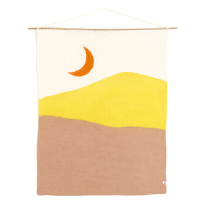 Muskhane - Night felt wall hanging | Beige
