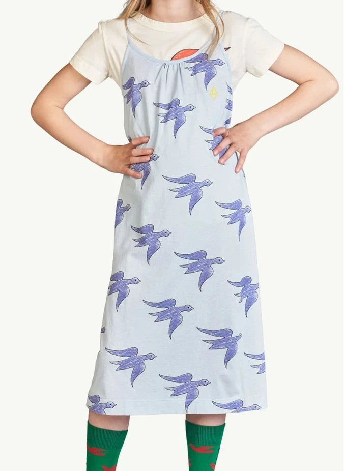 The Animals Observatory - Gazel Birds Dress | Light Blue