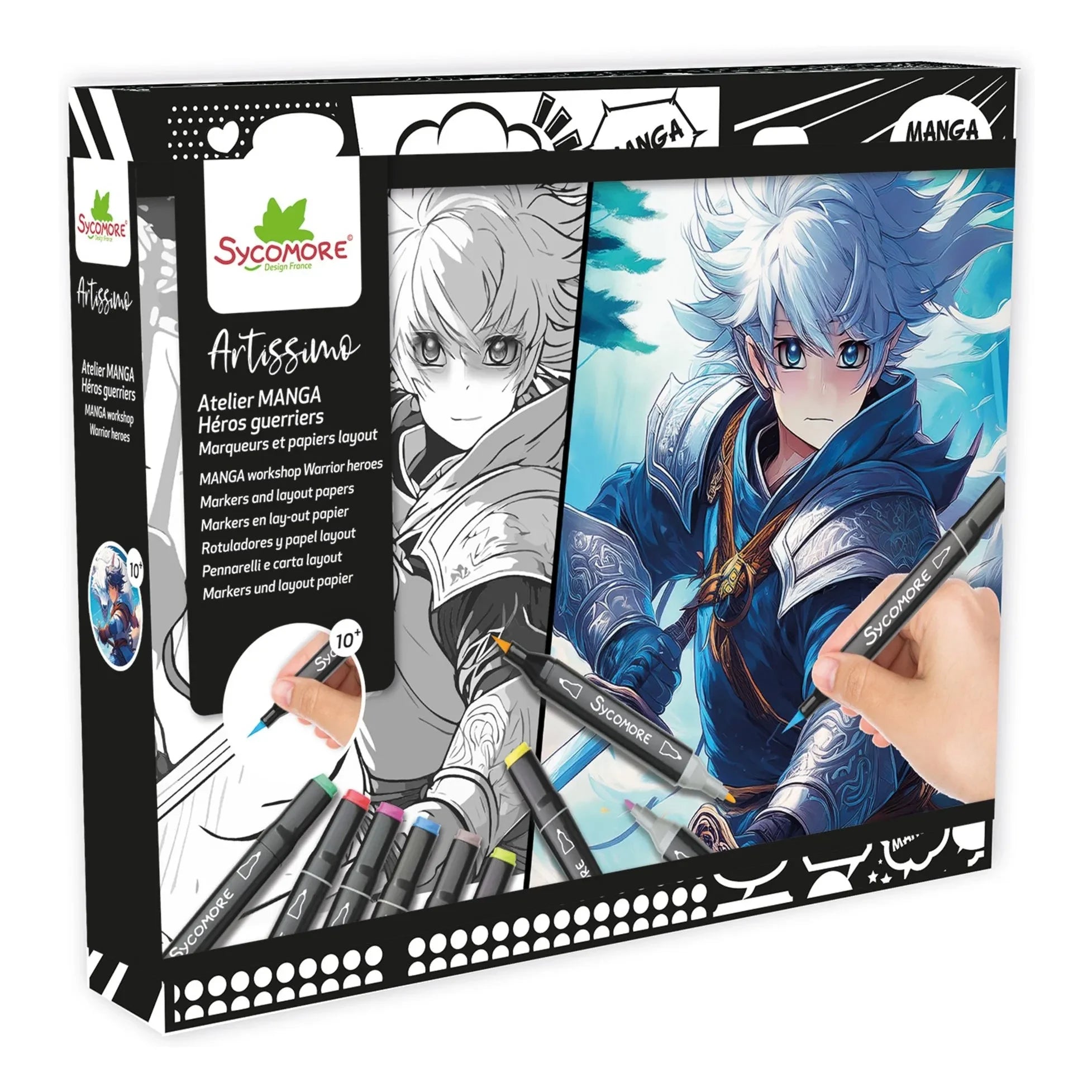 Sycomore - Manga - Organizer and Warrior Heroes Felt-tip Pens