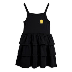 Mini Rodini - Planet Organic Cotton Dress | Black