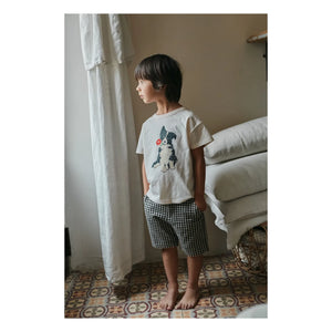 Emile et Ida - Organic Cotton T-Shirt Dog | Cream