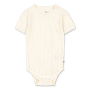 Konges Sløjd - Short Sleeve Body Minnie Organic Cotton | Ecru