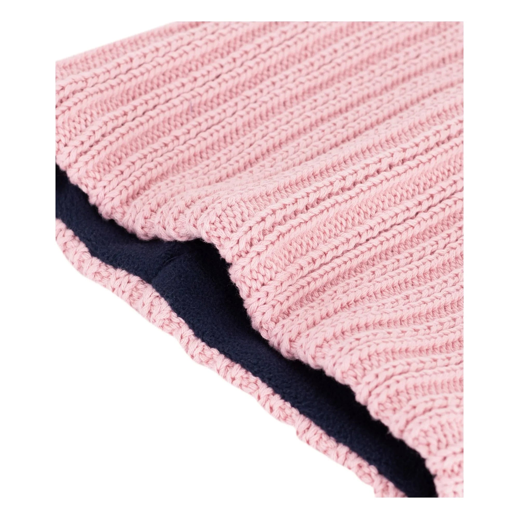 Petit Bateau - Embossed Polar Neck Warmer | Pink