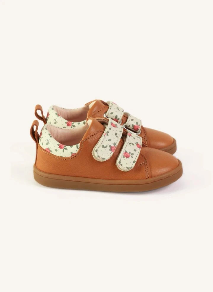 Lazare - Mahaut Floral-Patterned Sneakers | Camel