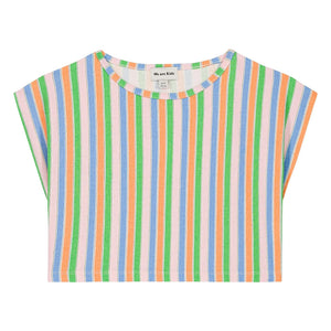We Are Kids - Jodie Striped Organic Cotton T-Shirt | Light Pink