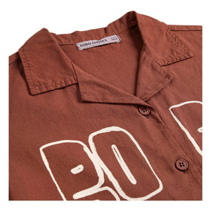 Bobo Choses - Bobo Organic Cotton Shirt | Brown