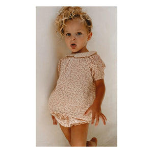 Lilinoa - Lise Liberty Cotton Gingham Bloomer | Ecru