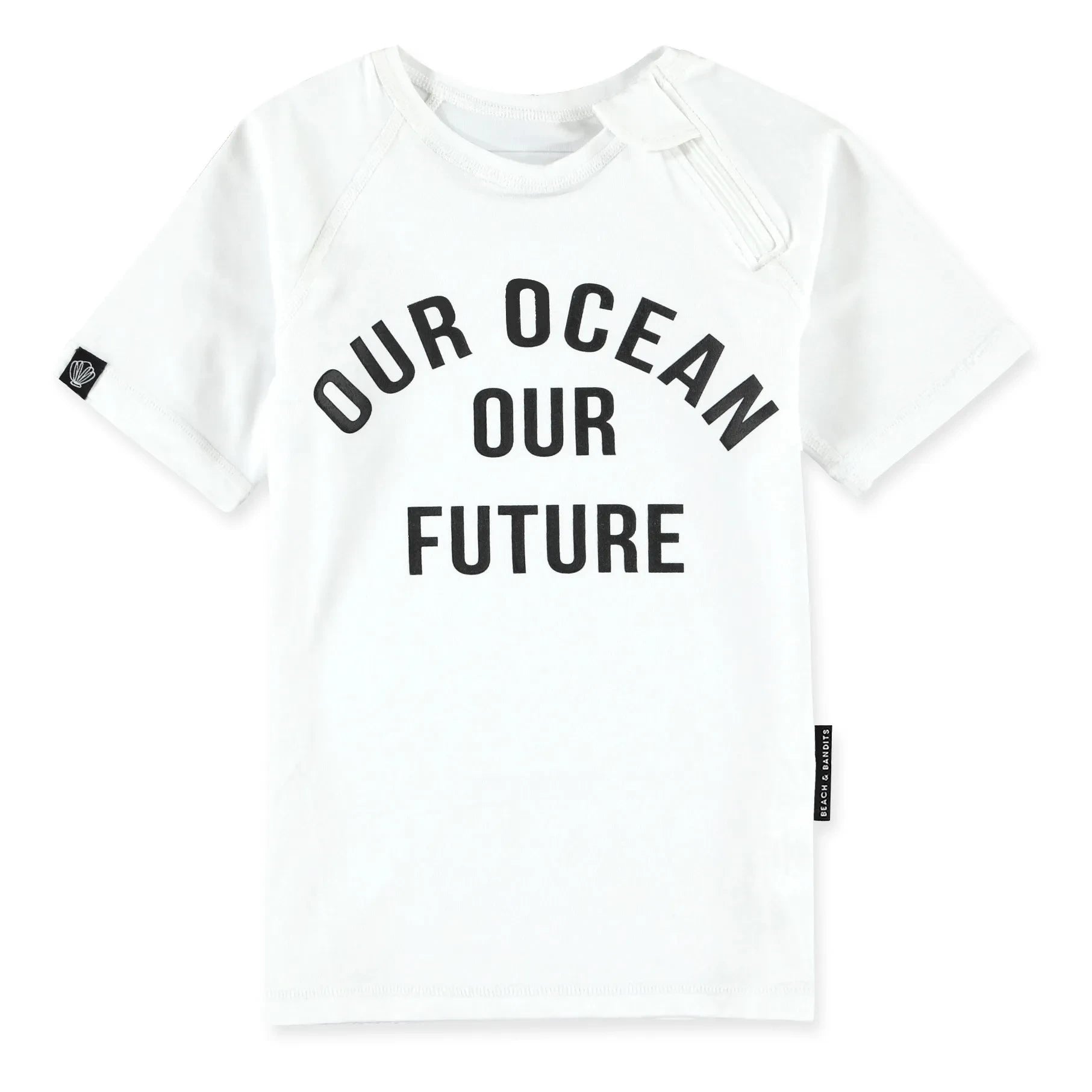 Beach & Bandits - Ocean UV Protection T-Shirt | White
