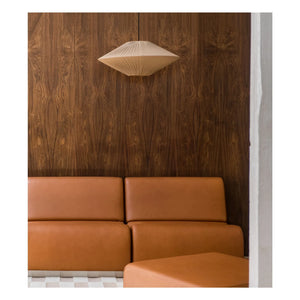 The Socialite Family - Brera Pleated Cotton Pendant Lamp - EU version (220 V) | Sand
