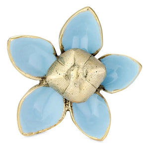 Doing Goods - Liv Brass Flower Door Handle | Brass