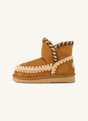 Mou - Eskimo Stitched Boots | Cognac