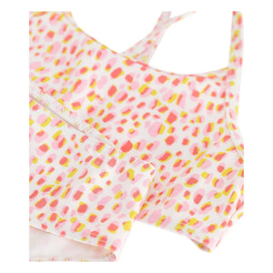 Petit Bateau - Polka dot swimsuit | White