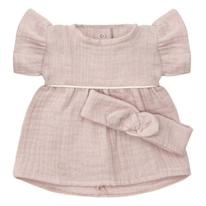 Minikane - Doll Wardrobe - Daisy Dress and Cotton Gauze Hairband | Pink