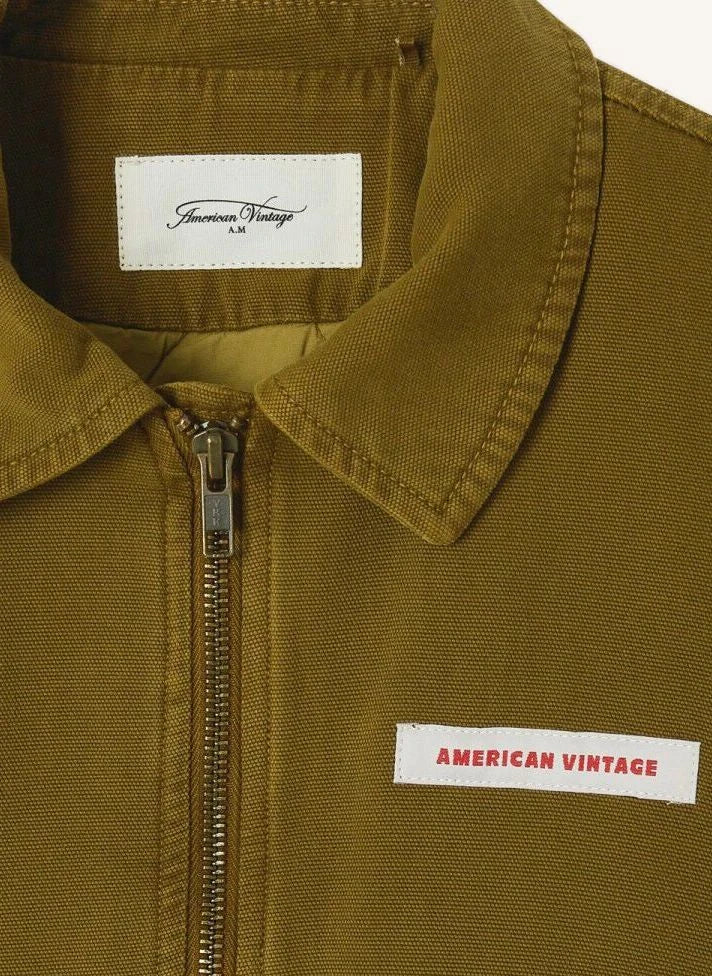 American Vintage - Lycra Zip Jacket | Green