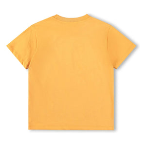 Molo - Riley Palm Smile Organic Cotton T-Shirt | Orange
