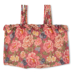 Chloé - Organic Cotton Flower Top | Rosewood