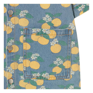 Tinycottons - Orange Denim Dress | Blue