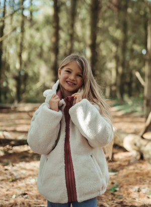 Töastie - Double-Sided Fleece Jacket | Pink