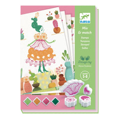 Djeco - Girls' Stamp Activity Set