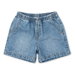 Konges Sløjd - Magot Organic Cotton Denim Shorts | Blue