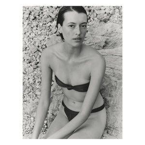 Vanessa Sposi - Le Bandeau Knot Swimsuit Top | Chocolate