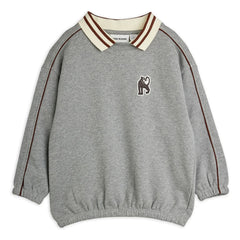 Mini Rodini - Panther organic cotton sweatshirt | Grey melange