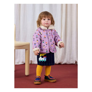 Bobo Choses - Reversible Sherpa Jacket Made from Recycled Fibers | Lilac