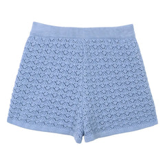 Mipounet - Blue Cherry Crochet Short Shorts | Blue