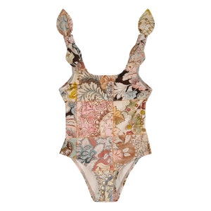 Zimmermann - Sunlight Patchwork Floral Swimsuit | Light Pink