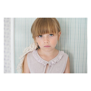 Soor Ploom - Organic Cotton Eponge Club Romper | Beige Pink