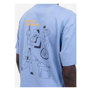 Olow - People T-shirt | Azure Blue