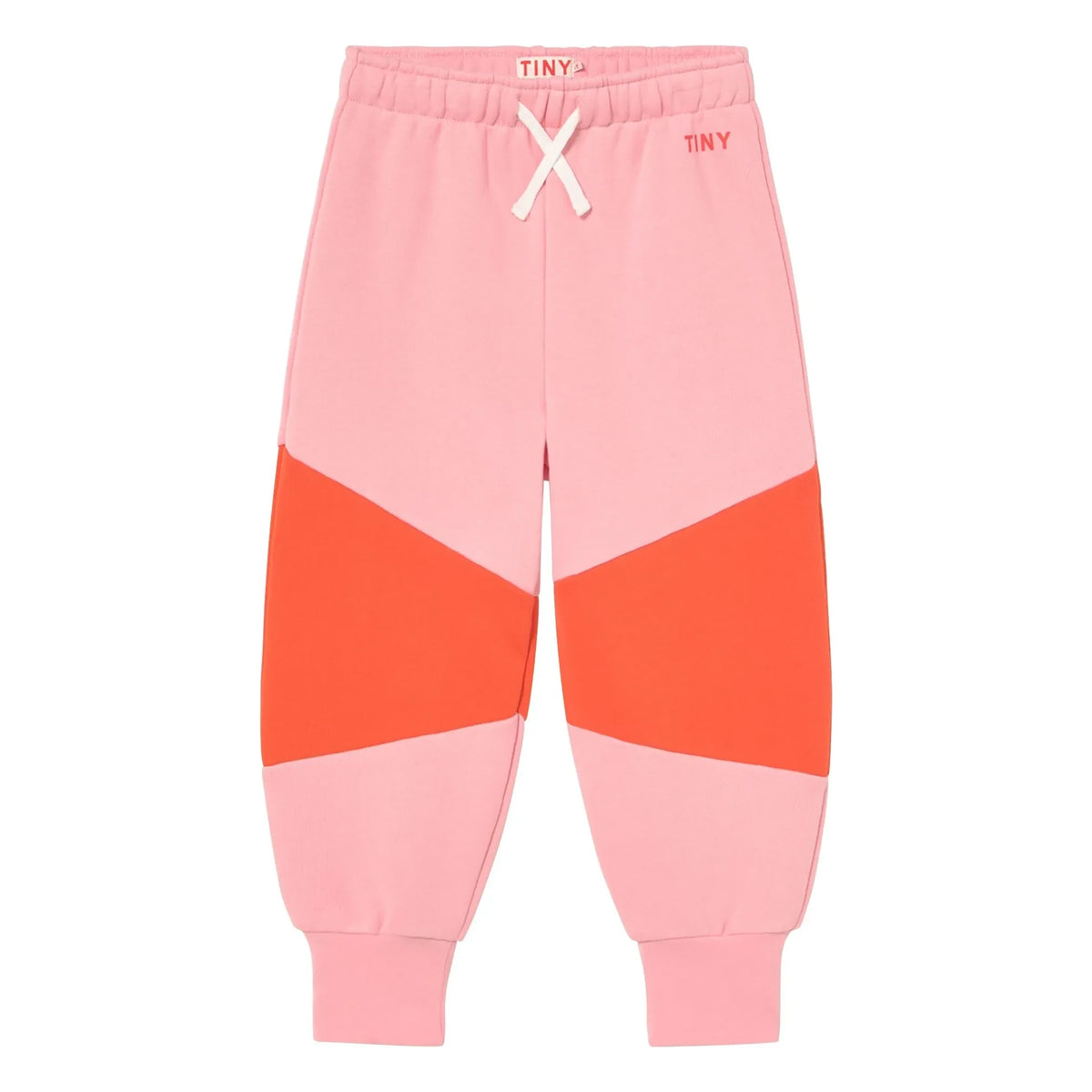 Tinycottons - Tiny Color-blocked Organic Cotton Jogger | Pink
