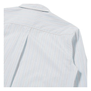 Universal Works - Lazy Day Striped Shirt | Light Blue