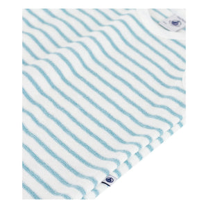 Petit Bateau - Striped Towel Romper | Blue