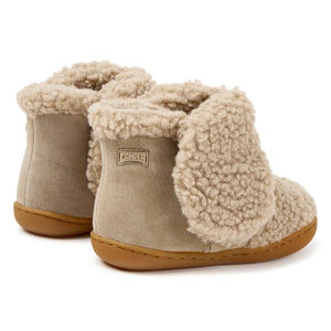 Camper - Twins Rabbit Sherpa Shoes & Boots | Beige