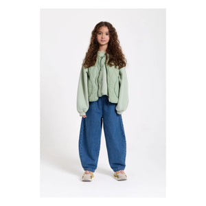 Hundred Pieces - Glee Quilted Sleeveless Jacket | Sage Green