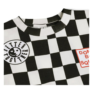 Molo - Riley Damier Organic Cotton T-Shirt | Black