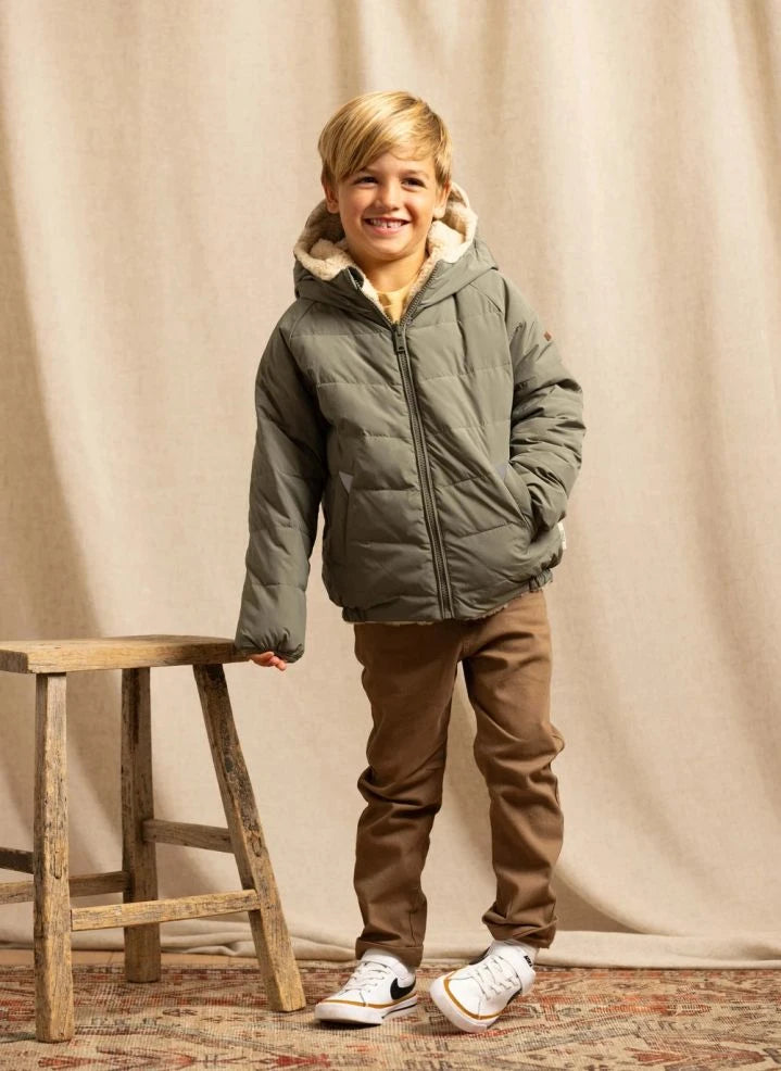 Töastie - Reversible Fleece Jacket | Sage