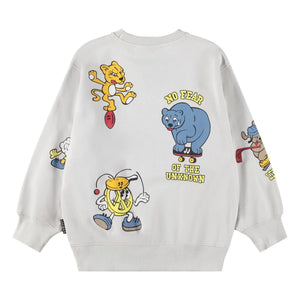 Molo - Monti Yeni Denemeler Organik Pamuk Kazak | Beyaz