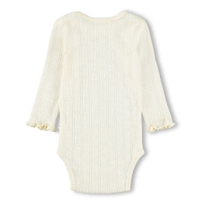 Molo - Foss Body Hearts Organic Cotton | Ivory