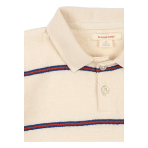 Konges Sløjd - Striped Organic Cotton Polo Trio | Beige