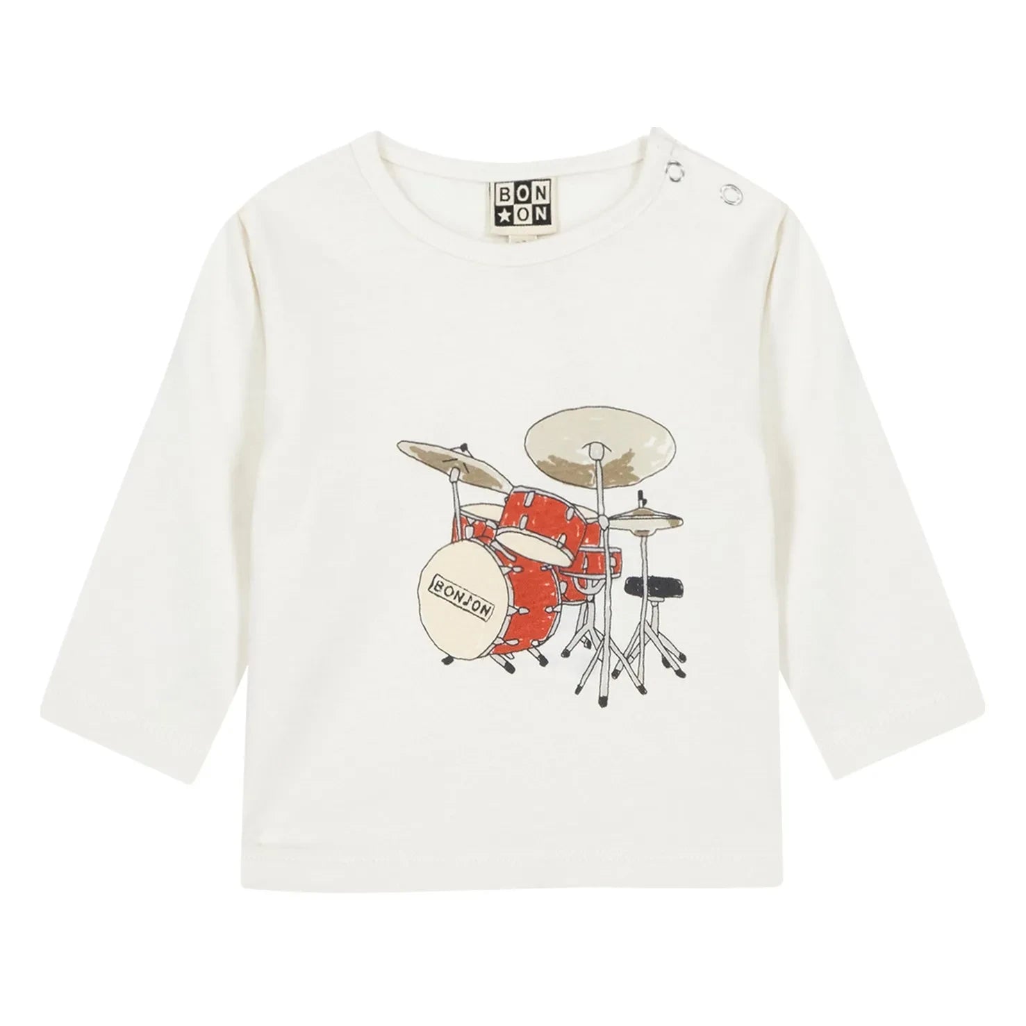 Bonton - Cab Drummy T-Shirt | Ecru